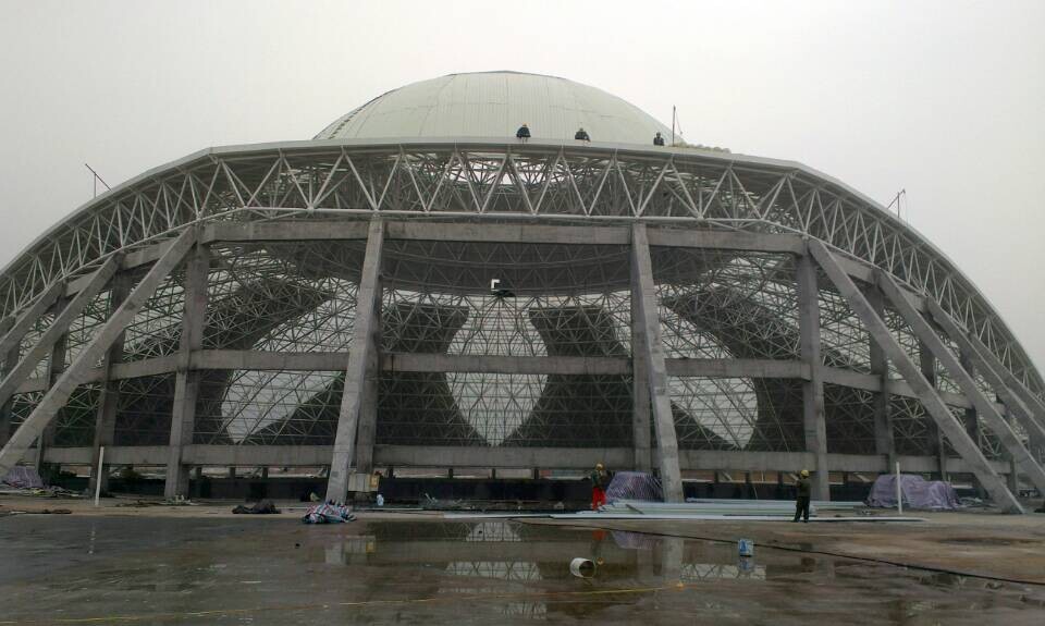 武汉温泉馆网架工程